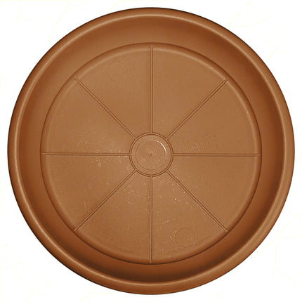 Sottovaso Colore Terracotta Sottofioriera Rotonda Per Vasi Di Grandi Dimensioni