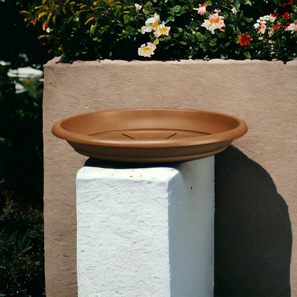 Sottovaso Colore Terracotta Sottofioriera Rotonda Per Vasi Di Grandi Dimensioni