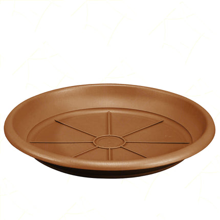 Sottovaso Colore Terracotta Sottofioriera Rotonda Per Vasi Di Grandi Dimensioni
