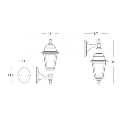 Sovil Illuminazione, Applique Componibile Nelle Versioni In Alto Ed In Basso - Linea Marine