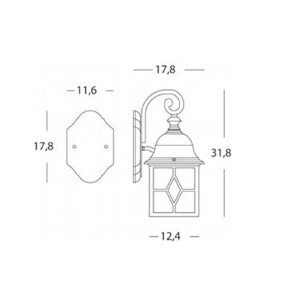 Sovil Illuminazione, Applique In Basso Ip 33 - Linea Rice