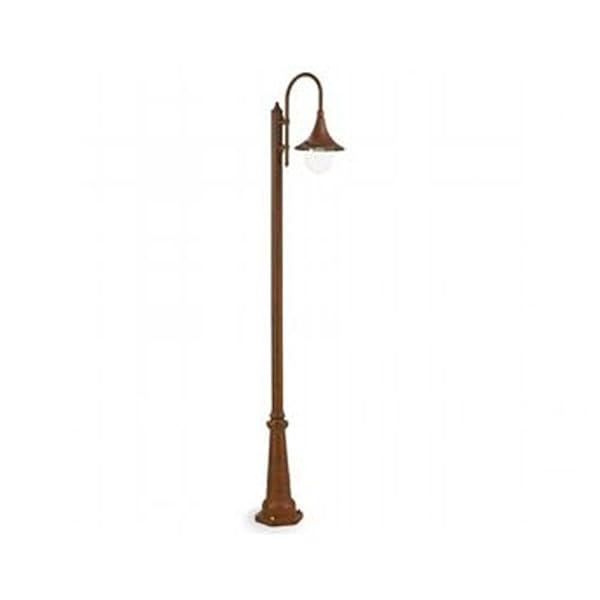 Sovil Illuminazione Palo Alto Linea Deluxe Lampada Da Giardino E27 60W In Alluminio