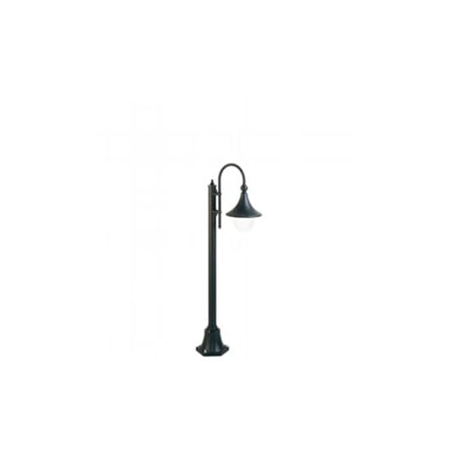 Sovil Illuminazione Palo Basso Lampada Da Giardino E27 60W In Alluminio Linea Lampara
