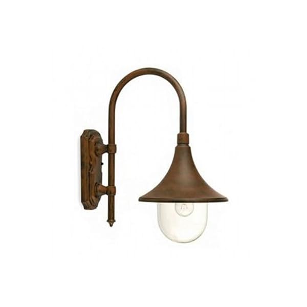 Sovil Lampara E27 Applique Lanterna Da Parete Lampada In Alluminio Per Esterni - Ruggine