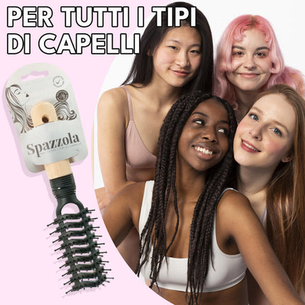 Irge Spazzola Per Capelli Sophie Setole Delicate Adatta A Tutti I Tipi Di Capelli