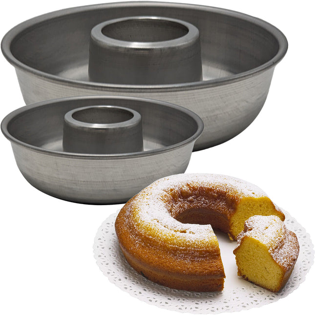 Liotti Stampo Forma Ciambella Con Cono Alto In Alluminio Resistente Per Torte Dolci