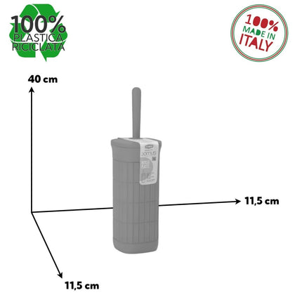 Stefanplast Scopettino Scopino per Water WC Bagno con Portascopino Domus Plastic Stefanplast
