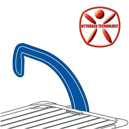 Gimi Stendi Brezza Bianco Blu Pratico Da Balcone Terrazzo Per Stendere Vestiti Panni Gimi