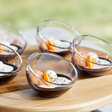Coppetta Vetro Set 6 Pz. Cm.7,8X5,7H Ml.42 Salse Dessert Stuzzichini Snack