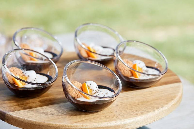 Coppetta Vetro Set 6 Pz. Cm.7,8X5,7H Ml.42 Salse Dessert Stuzzichini Snack