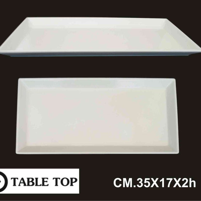 Table Top Vassoio Melamina Rettangolare In Vari Dimensioni E Altezze, Design Table Top Table Top