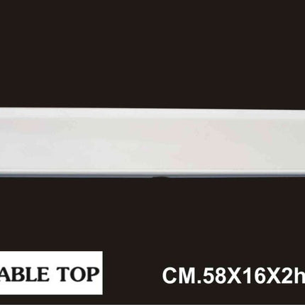 Table Top Vassoio Melamina Rettangolare In Vari Dimensioni E Altezze, Design Table Top