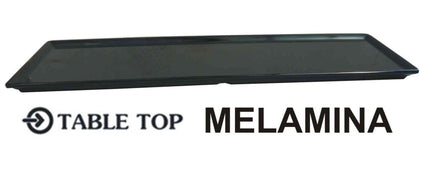 Vassoio Melamina Rett.Re Cm.58X16X2H Nero Table Top-8033406676052