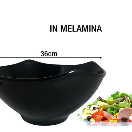 Coppa Melamina Quadra Cm.36X36X17H Nero-8033406678834