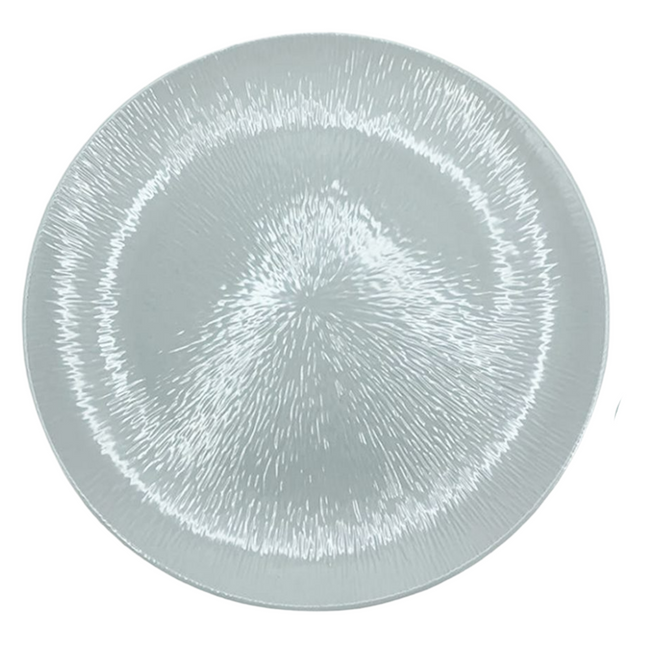 Table Top Vassoio Melamina Tondo In Diverse Dimensioni E Altezza, Design Rain E Nero