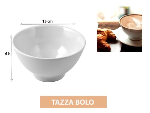 Tazza Bolo Impilabile in Ceramica di Design per Uso Quotidiano e Decorativo Table Top