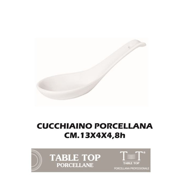 Cucchiaino Porcellana Cm.13X4X4
