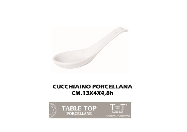 Cucchiaino Porcellana Cm.13X4X4,8 Table Top
