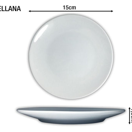 Sottobicchiere Porcellana Cm.15-8033003307755