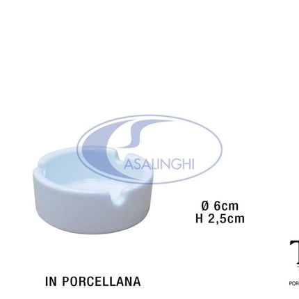 Posacenere in Porcellana Impilabile di Design Elegante per Casa e Ufficio Table Top