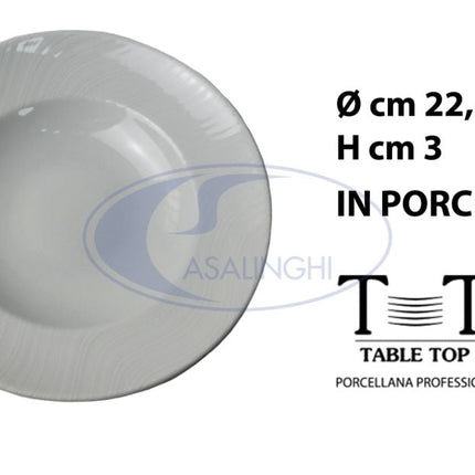 Table Top Collezione Waves: L'Armonia Del Mare Sulla Tua Tavola Piatto Fondo 22,5 cm Table Top