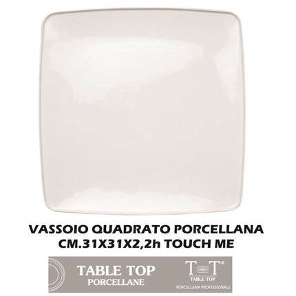 Vassoio Quadrato Cm.31X31X2