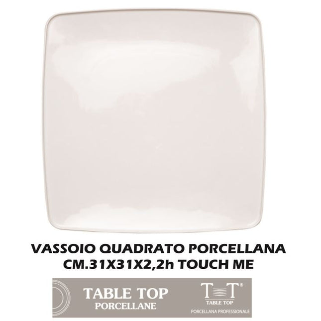 Vassoio Quadrato Cm.31X31X2