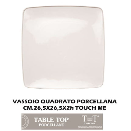 Vassoio Quadrato Cm.26