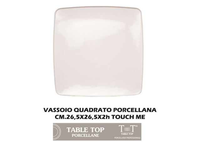 Table Top Vassoio Quadrato Touch Me In Materiale Resistente Per Uso Quotidiano E Decorativo Table Top