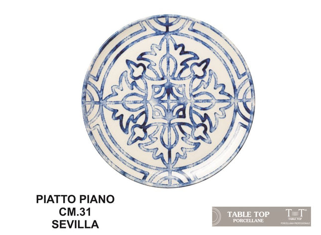 Table Top Collezione Sevilla: L'Arte Mediterranea Sulla Tua Tavola 31 cm Table Top