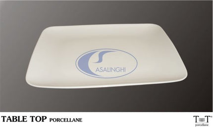 Piatto Piano Porcellana Kyoto Cm.29X23X2H-8033406671514