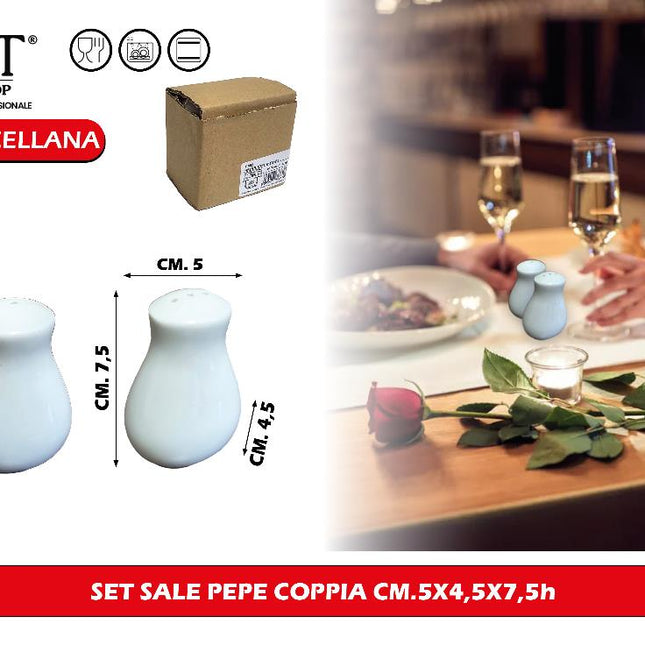 Set Sale Pepe Coppia Cm.5X4,5X7,5H