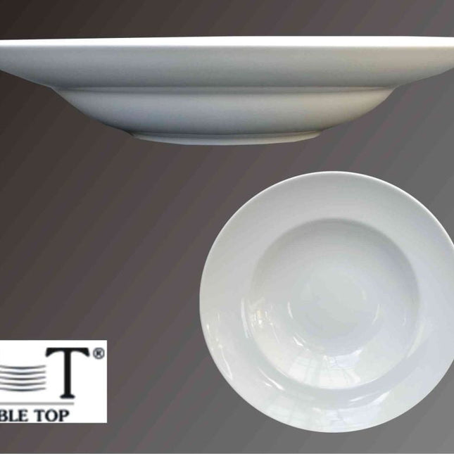 Piatto Pasta Bowl Tondo Porcell. Bianco Cm.29-8033406672771