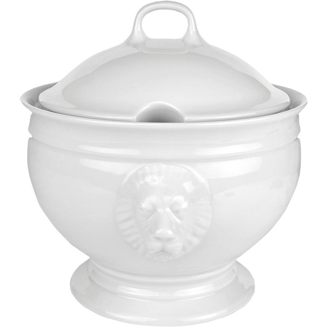 Zuppiera Porcellana Con Coperchio