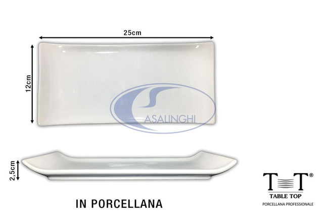 Table Top: Vassoi Rettangolari In Porcellana – Eleganza E Versatilità Per Ogni Servizio Table Top