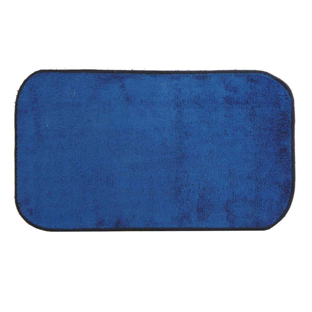 Tappeto Merlino Gemitex Multiuso Lavabile Antiscivolo Cucina Bagno Made in Italy Blu Gemitex