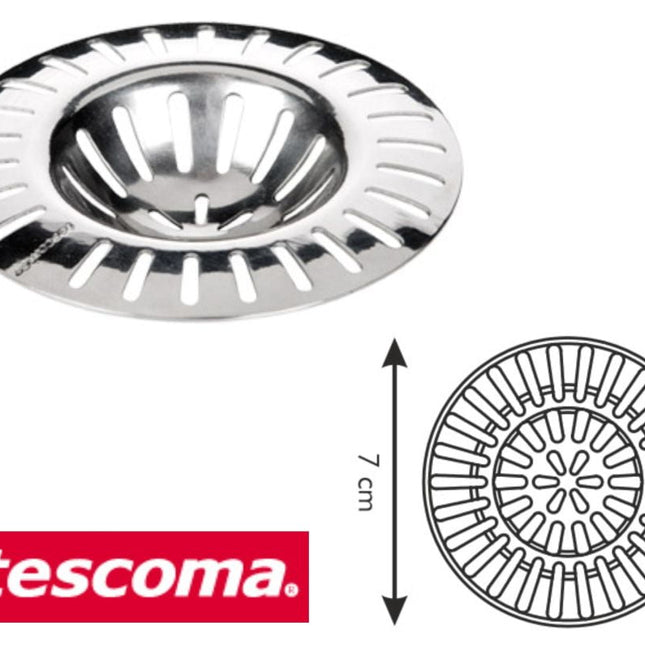 Filtro Lavello In Acciaio Inox Diam. Cm.7 "Presto" Tescoma-8595028441185
