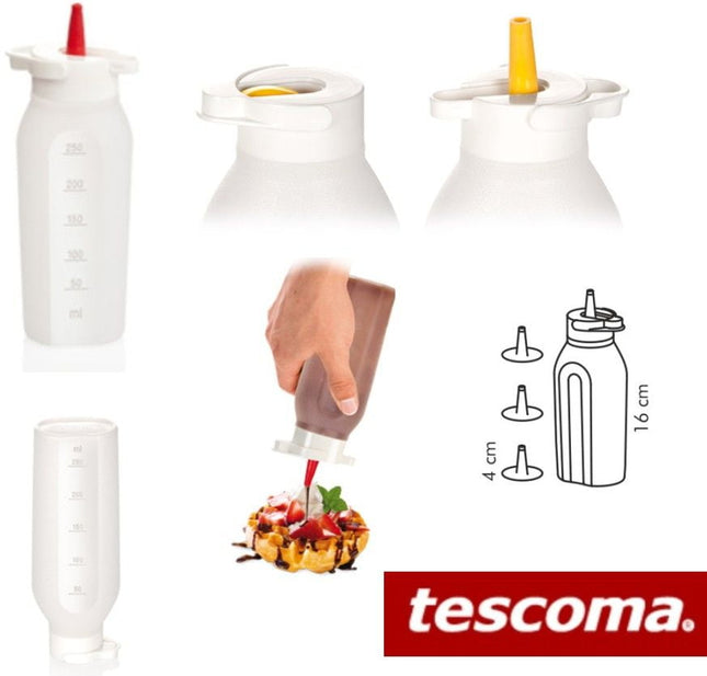 FLACONE DOSATORE ML.250 CON 4 BECCUCCI PRESTO CUCINA Tescoma