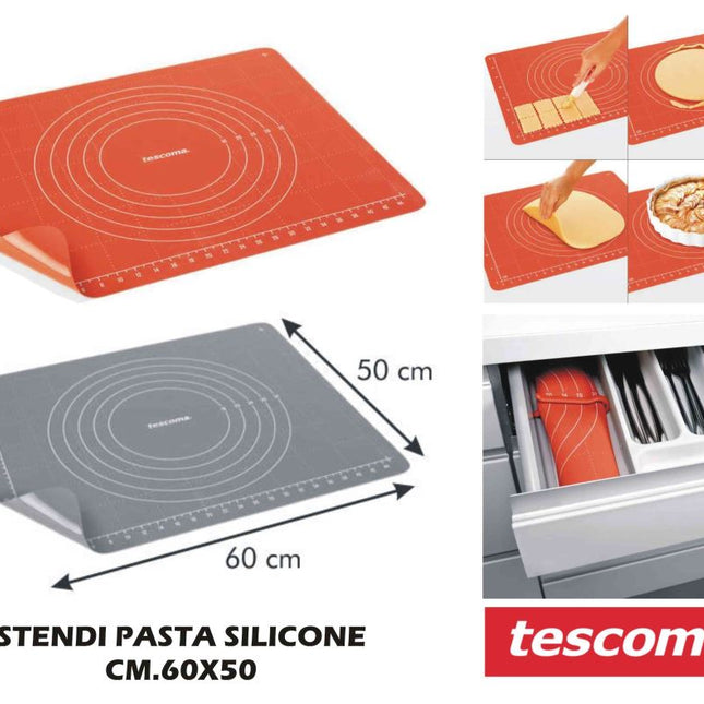Stendipasta Con Clip Cm.60X50 Silicone Delicia-8595028490800