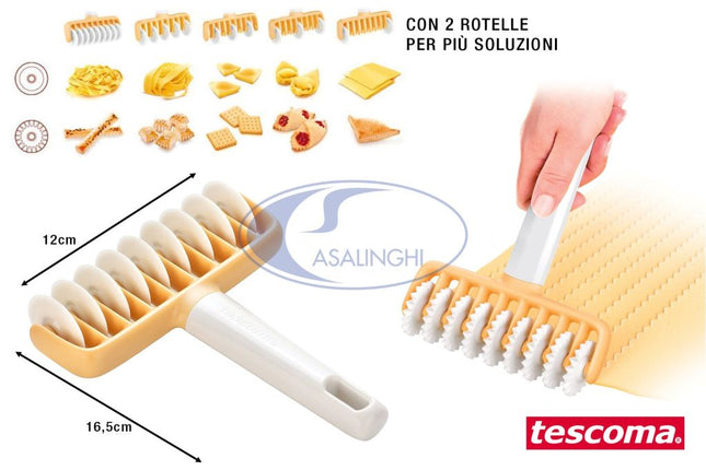 RULLO TAGLIAPASTA MULTIFUNZIONALE ''DELICIA' TESCOMA PASTA CUCINA Tescoma