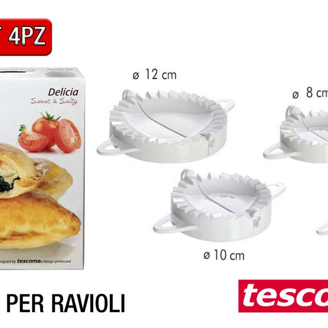 Forme Per Ravioli Set 4 Pz. Delicia-8595028427608