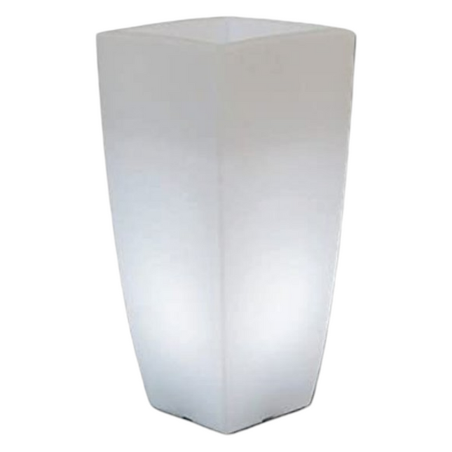Vaso Stilo Moderno E Elegante Da Interno Ed Esterno, Design Alto E Luminoso Per Piante E Arredi Decorativi