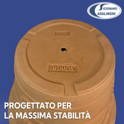 Tecknoplast Vaso Festonato Doppio Bordo Impruneta: L'Eleganza Classica Per I Tuoi Spazi Esterni Tecknoplast