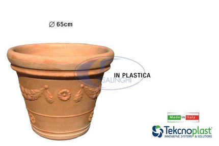 Tecknoplast Vaso Festonato Doppio Bordo Impruneta: L'Eleganza Classica Per I Tuoi Spazi Esterni Tecknoplast