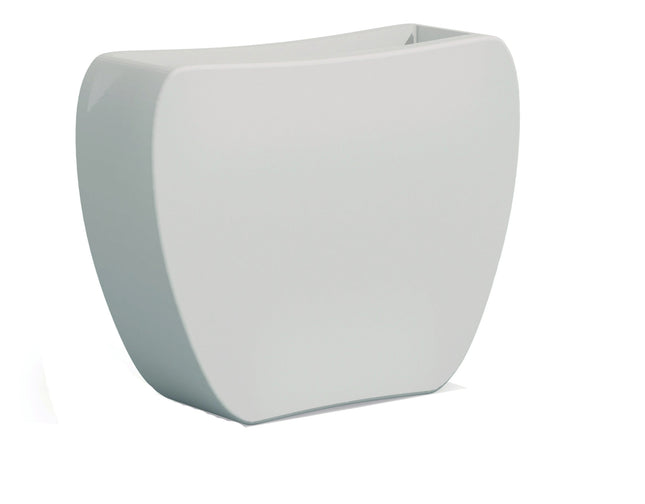 Vaso Decorativo Heart Bianco 100X30X80H Cm 40L – Design Cuore In Polietilene, Made In Italy, Ideale Per Interni Ed Esterni Moderni Tecknoplast