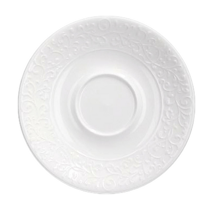 Piattino Pane Coupe Cm.16 Jasmin Bianco