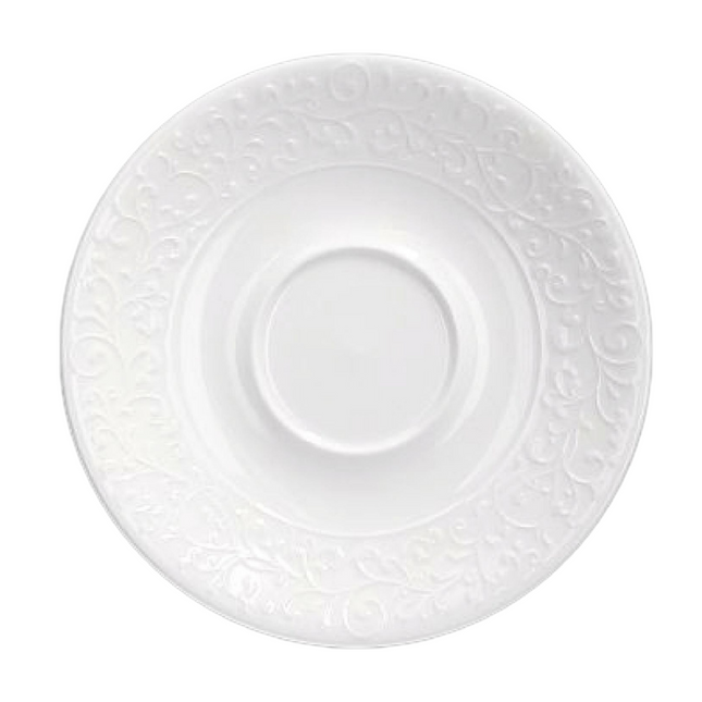 Piattino Pane Coupe Cm.16 Jasmin Bianco
