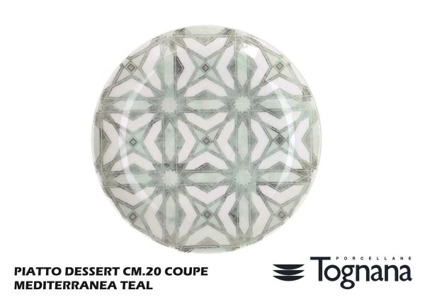 Piatto Dessert Cm.20 Coupe Tea-8056444311617