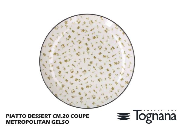 Piatto Dessert Cm.20 Coupe Gel-8056444311624