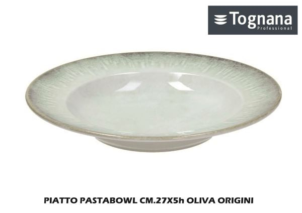 Piatto Pastabowl Cm.27X5H Oliva Ori Tognana Porcellane